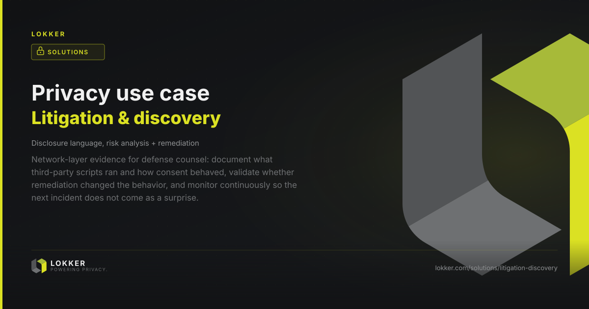 Litigation & discovery | Solutions | Lokker