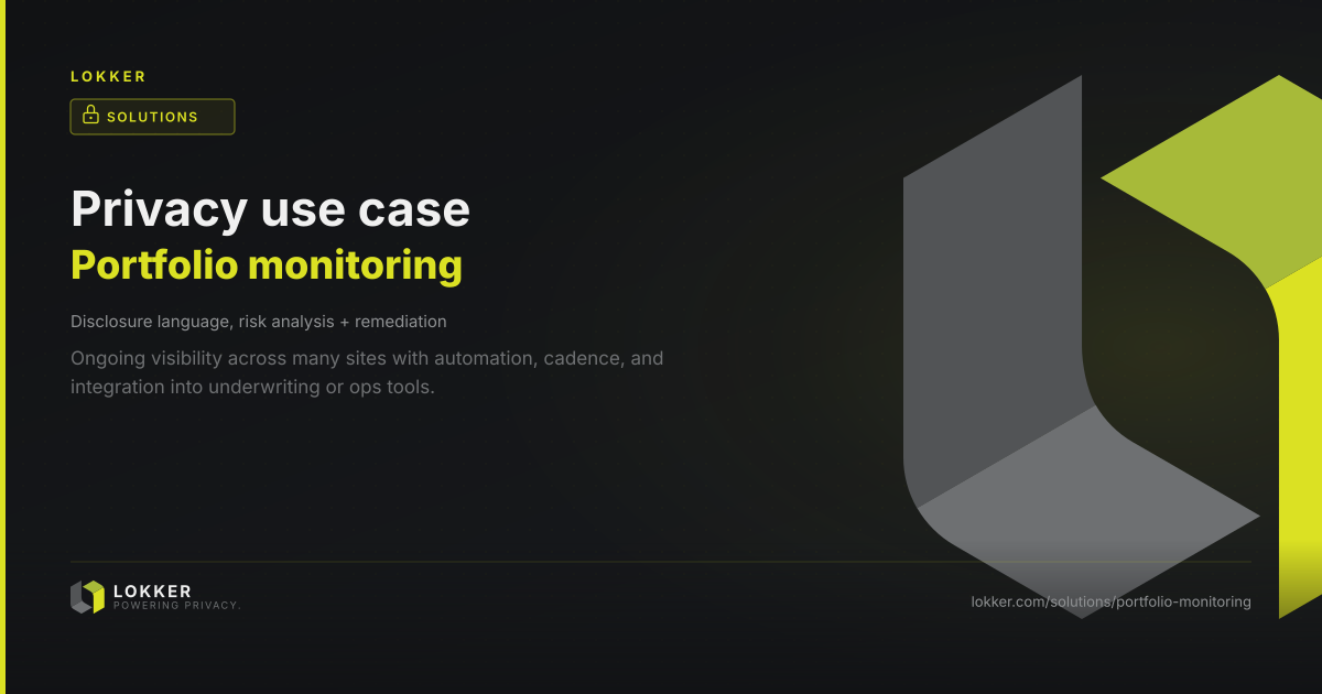 Portfolio monitoring | Solutions | Lokker